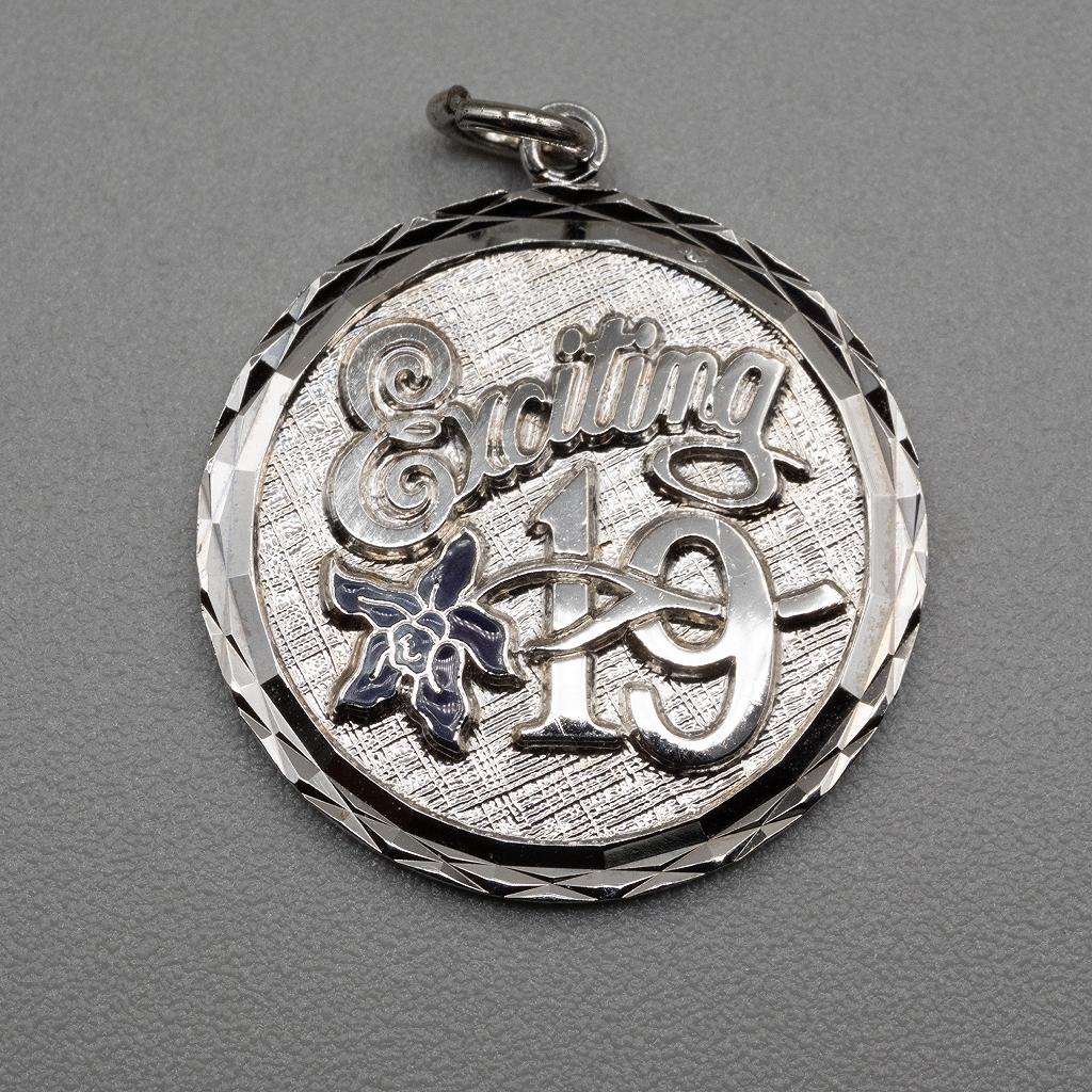 Vintage Griffith Silver Sterling Birthday Charm 19