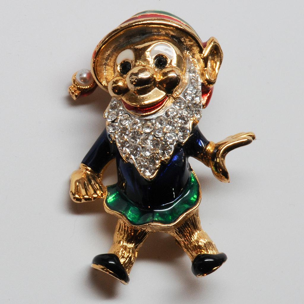 Butler and Wilson Gnome, Dwarf,  or Elf Pin