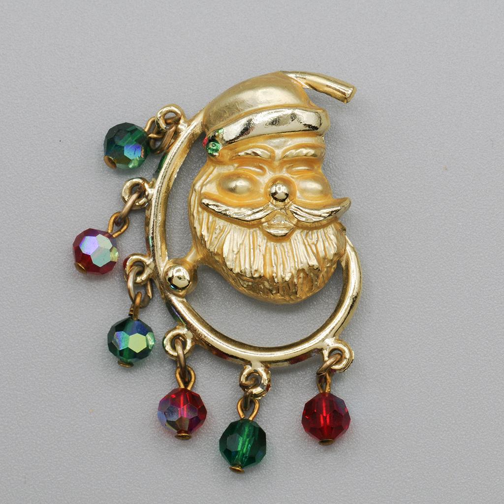 Delightful and Unusual Santa Claus Christmas Pin