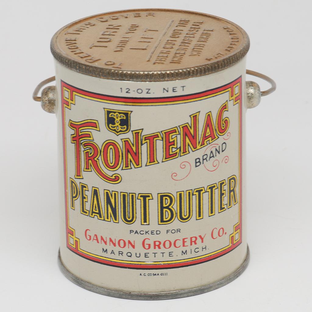 Vintage Frontenac Peanut Butter Tin in Beautiful  Condition
