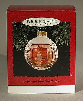 Vintage Hallmark Christmas Ornament - Norman Rockwell Art - 1994