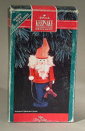 North Pole Nutcrackers: Max the Tailor - 1992 Hallmark Keepsake Ornament