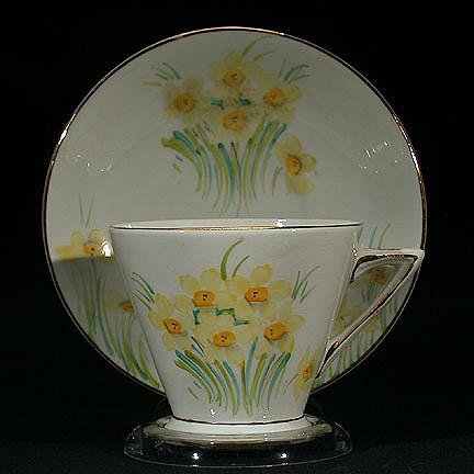 TF&S Phoenix China Art Deco Cup and Saucer