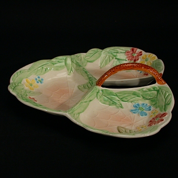 Avon Ware Spider Web Three Part Dish