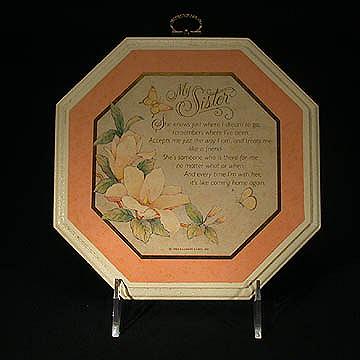 Hallmark Wall Plaque - My Sister