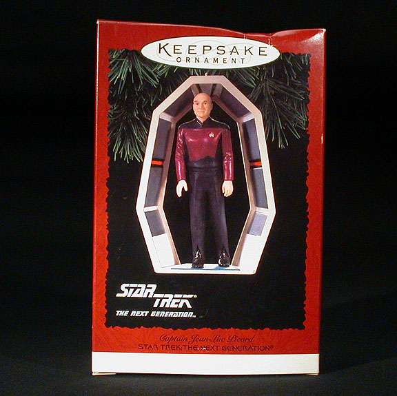 1995 Hallmark Star Trek Ornament Captain Picard MIB
