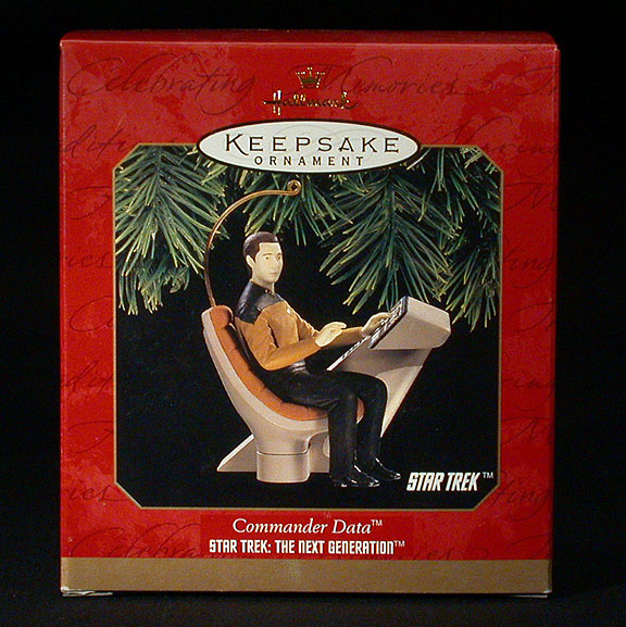1997 Hallmark Star Trek Ornament Commander Data MIMB