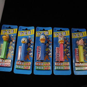 Five Disney Pez Dispensers