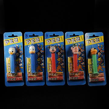 Five Disney Pez Dispensers