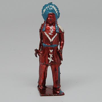 Johillco Lead Standing Indian with Tomahawk