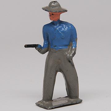 Crescent Lead Cowboy with Pistol