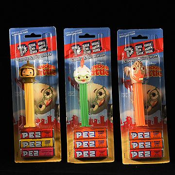 Three Chicken Little Pez Dispensers MOC