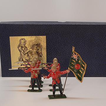 Blenheim 24th Foot with Colours 1879 New Metal Soldiers