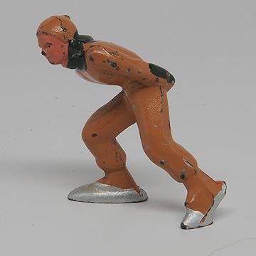 Barclay Speed Skater Lead Dimestore Figure