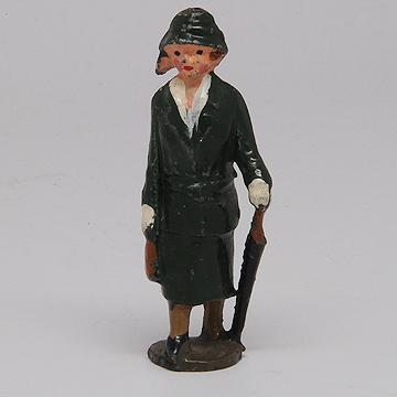 Rare Johillco  Lady Passenger with Umbrella