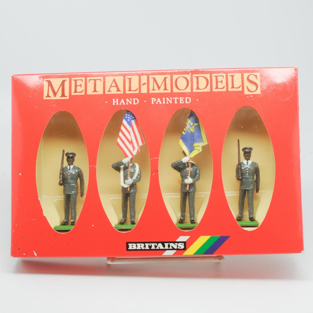 Britains Boxed  Set 7306 US Army Color Party MIB