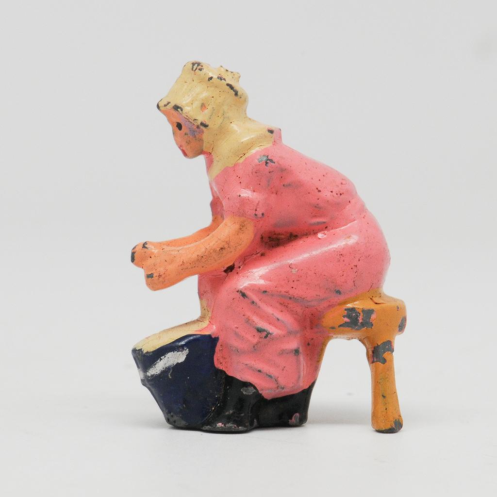 John Hill Co Johillco Seated Milkmaid