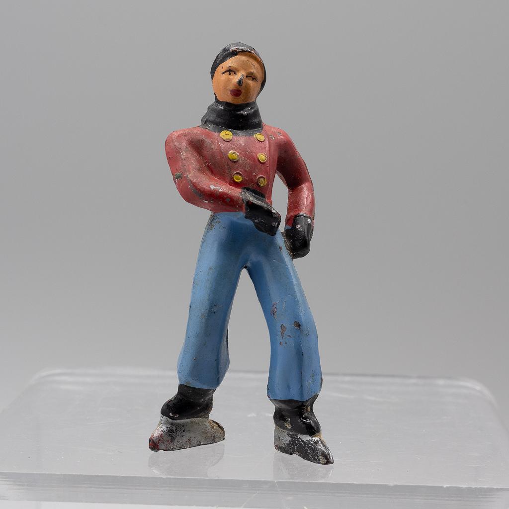 Barclay Boy Skater Lead Dimestore Figure