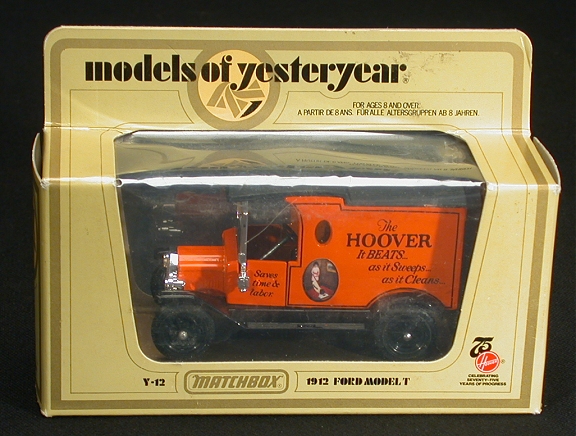 Matchbox Yesteryear Y12 1912 Ford Model T Van - Hoover