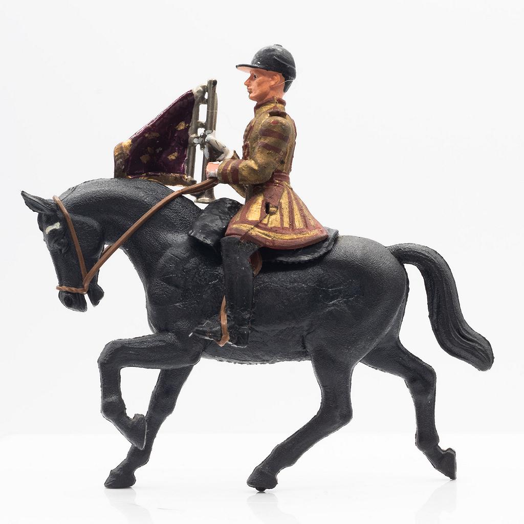 Mounted Royal Ceremonial Trumpeter or Bugler  - Britains