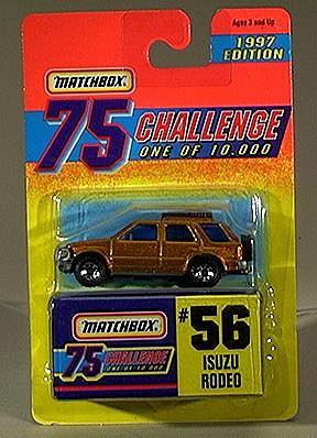Matchbox Challenge Series 56 Isuzu Rodeo