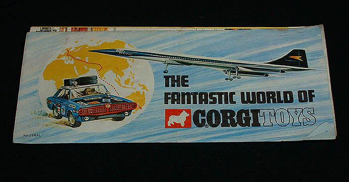 1969 Corgi Toys Leaflet  catalog with Concorde Picture