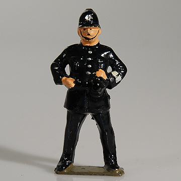 John Hill Co Johillco Lead Hollowcast Policeman 60mm