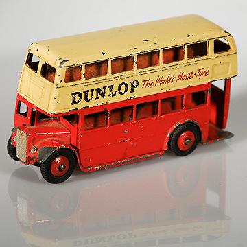 Dinky Toys 290 London Bus Dunlop Advertisement