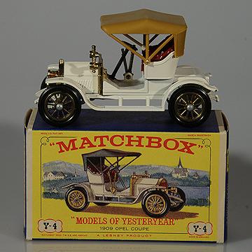 Lesney Matchbox Yesteryear Y4-3 Opel Coupe