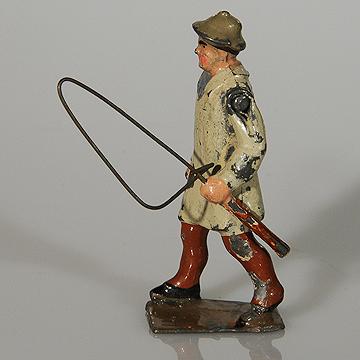 Vintage Lead Britains Carter with Whip 505 2 1/4 inches