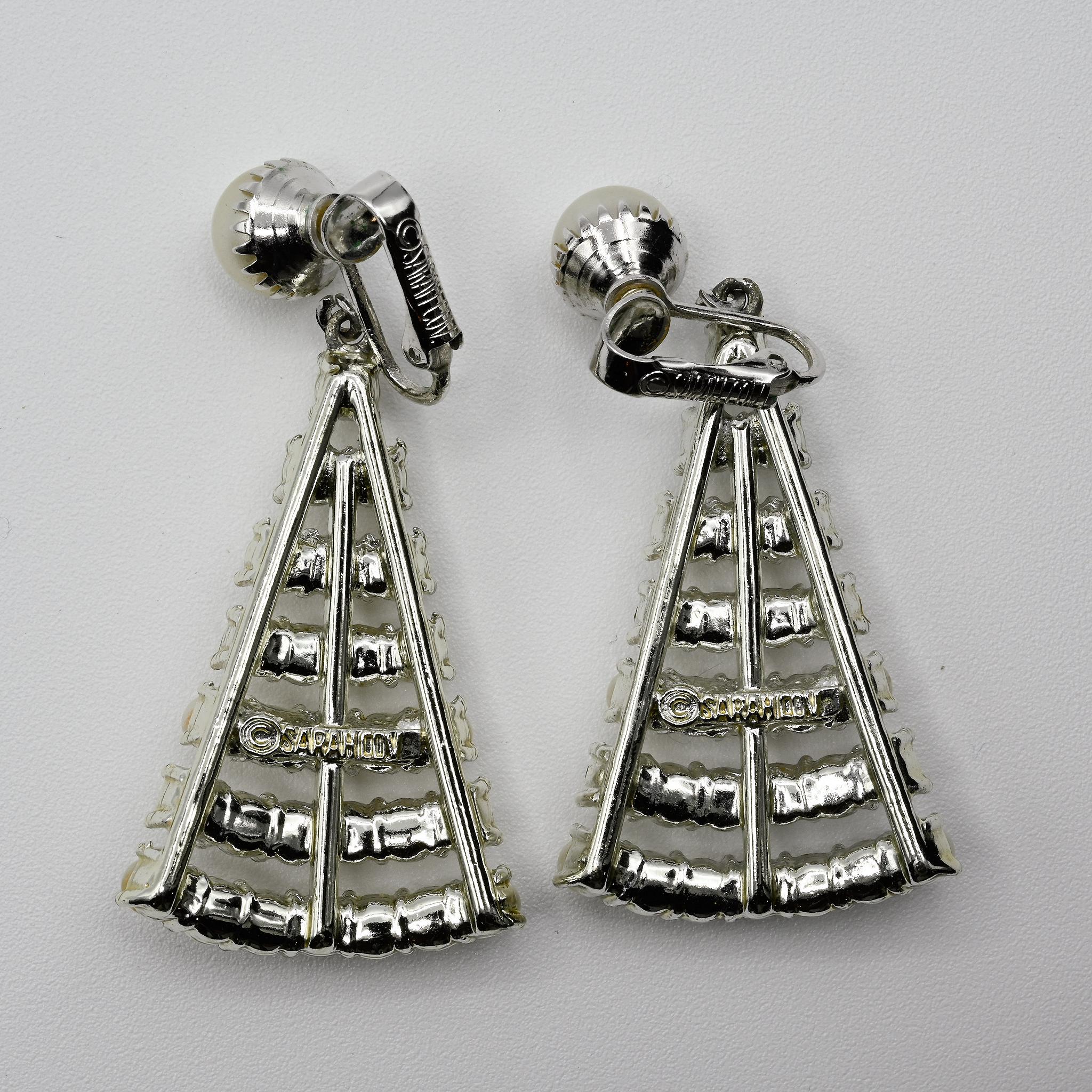 Sarah+Coventry+Early+Clip+Earrings+-+Moonlight+Madness+-+1961 picture 2