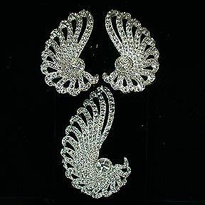 Sarah+Coventry+Evening+Splendor+Pin+Brooch+and+Earring+Set picture 1
