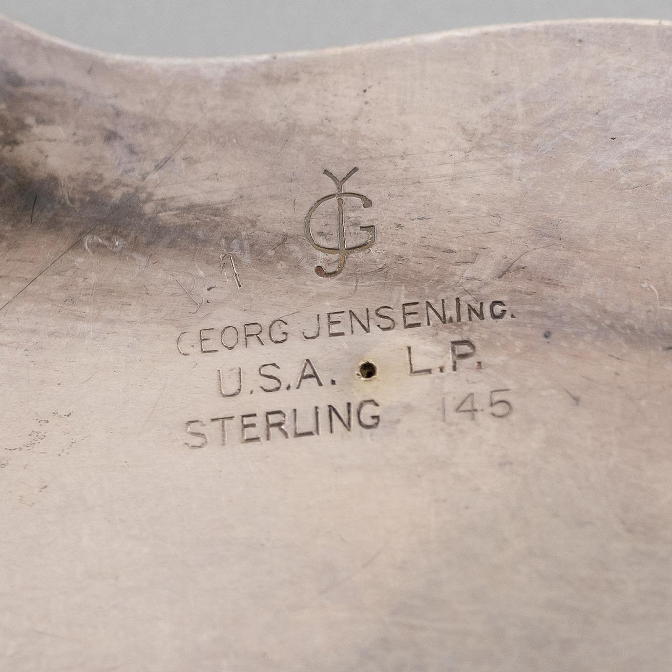 Georg+Jensen+USA+Alphonse+La+Paglia+Antique+Sterling+Silver+Brooch picture 3
