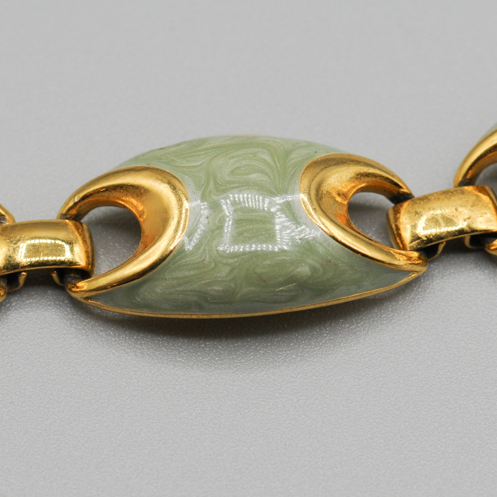 Napier+Moss+Green+Enamel+and+Goldtone+Bracelet picture 4