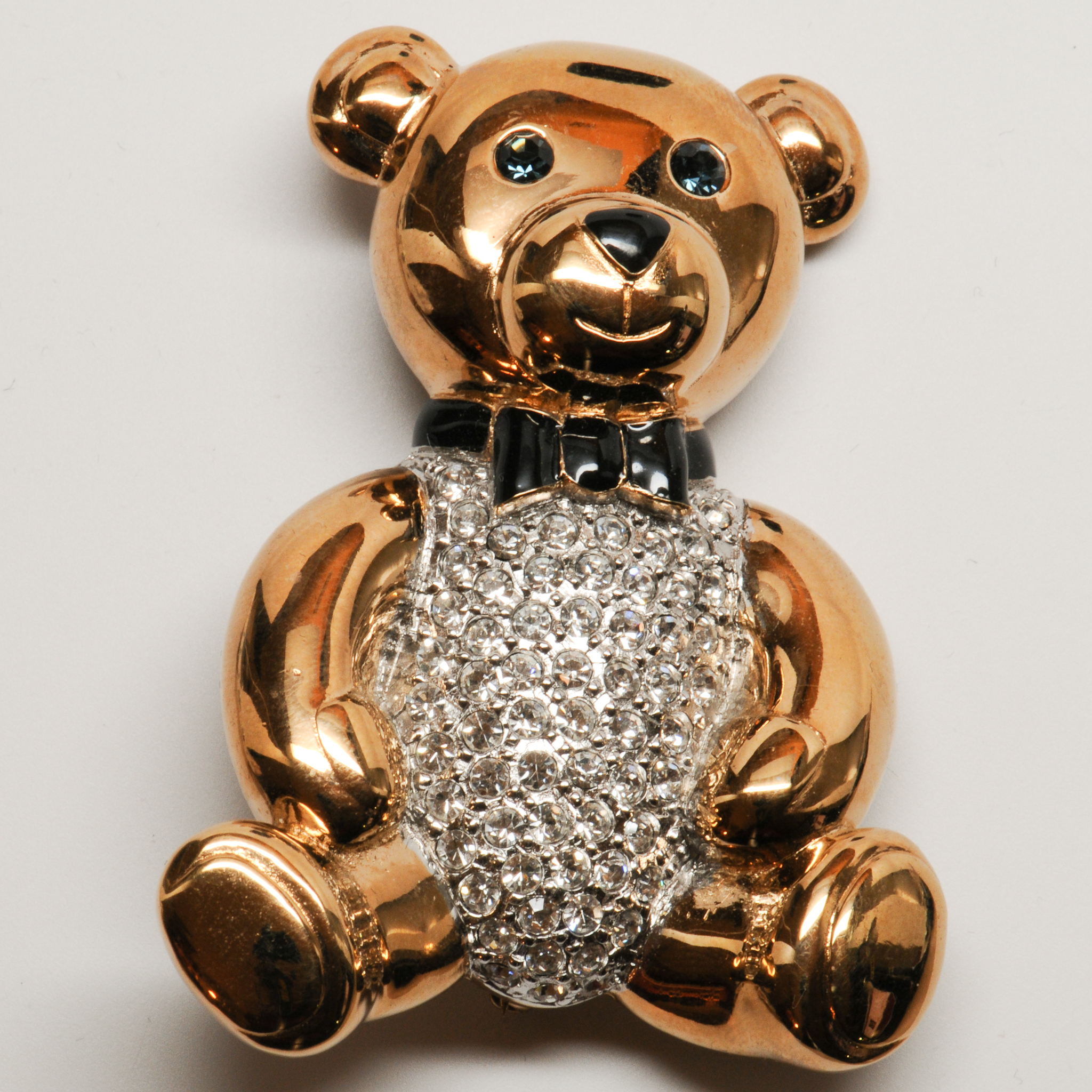 Charming+Golden+Carolee+Teddy+Bear+Pin picture 1