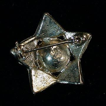 Potmetal+Rhinestone+Star+Pin+-+Large+Center+Stone picture 2