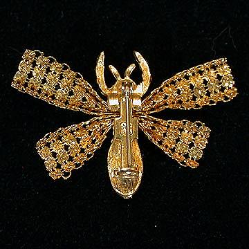 Unusual+Bee+Pin+Brooch+-+Mesh+Wings picture 2