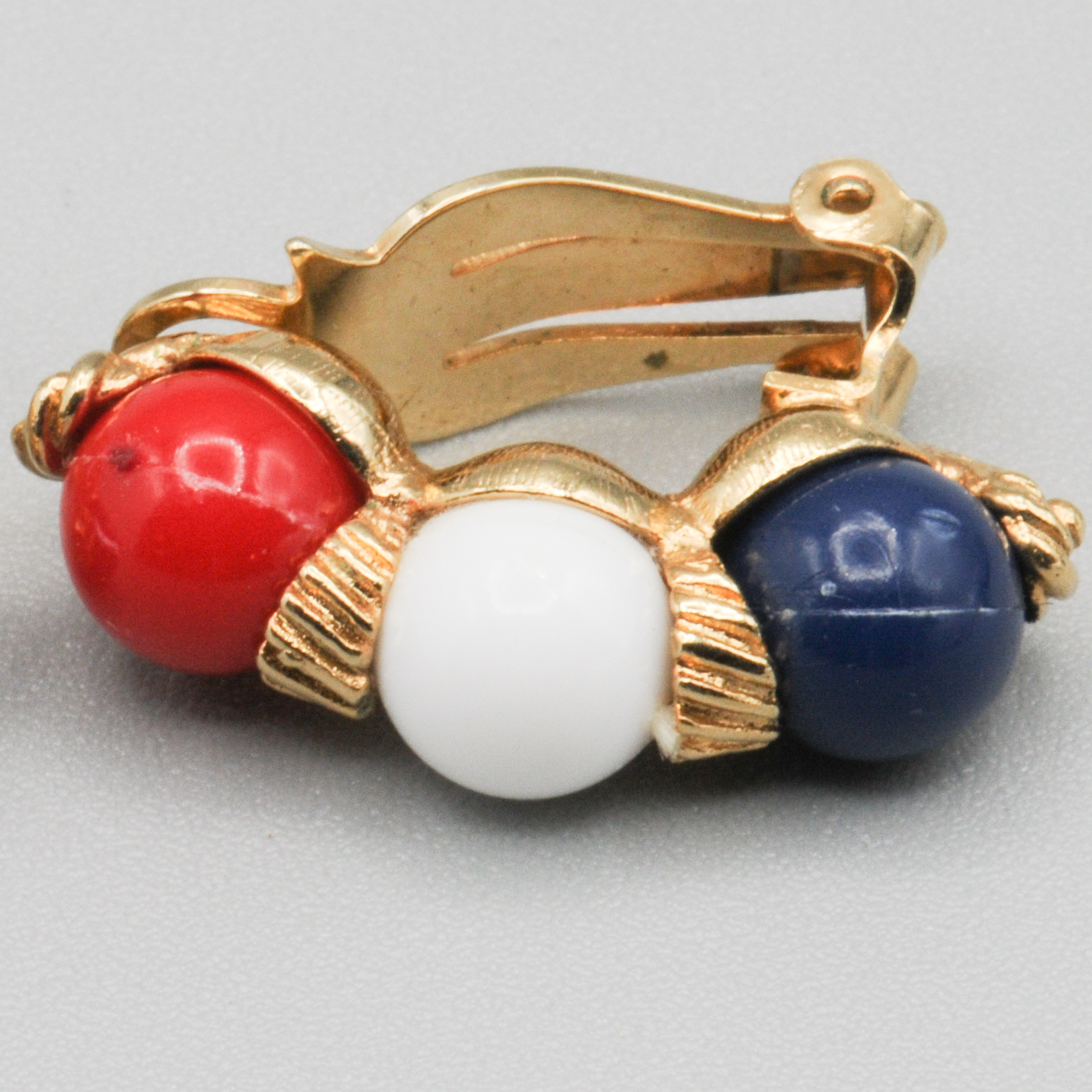 Marvella+Red+White+and+Blue+Clip+Earrings picture 2