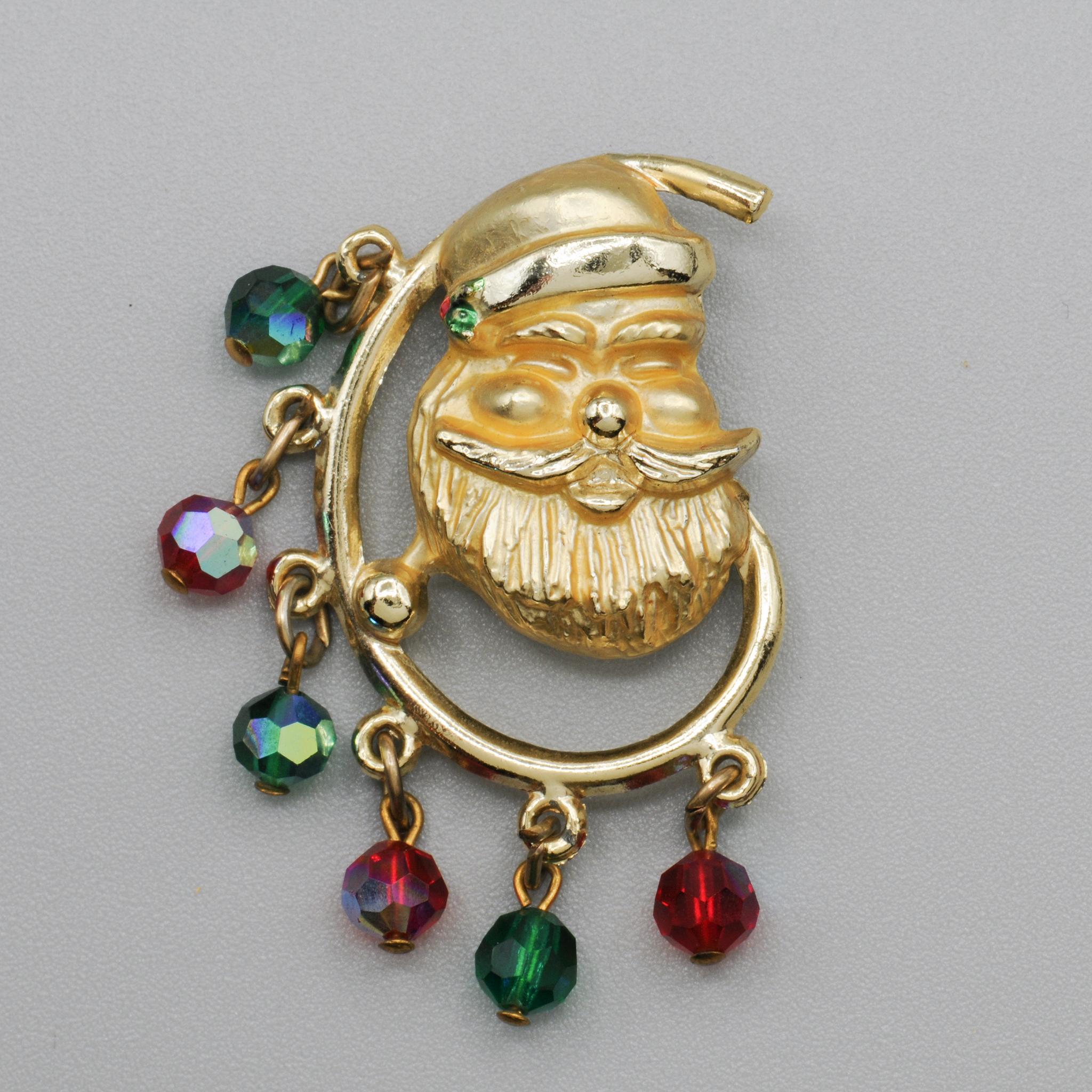 Delightful+and+Unusual+Santa+Claus+Christmas+Pin picture 1