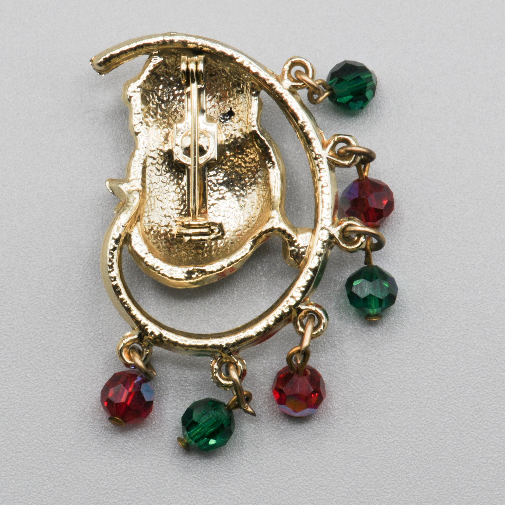 Delightful+and+Unusual+Santa+Claus+Christmas+Pin picture 2