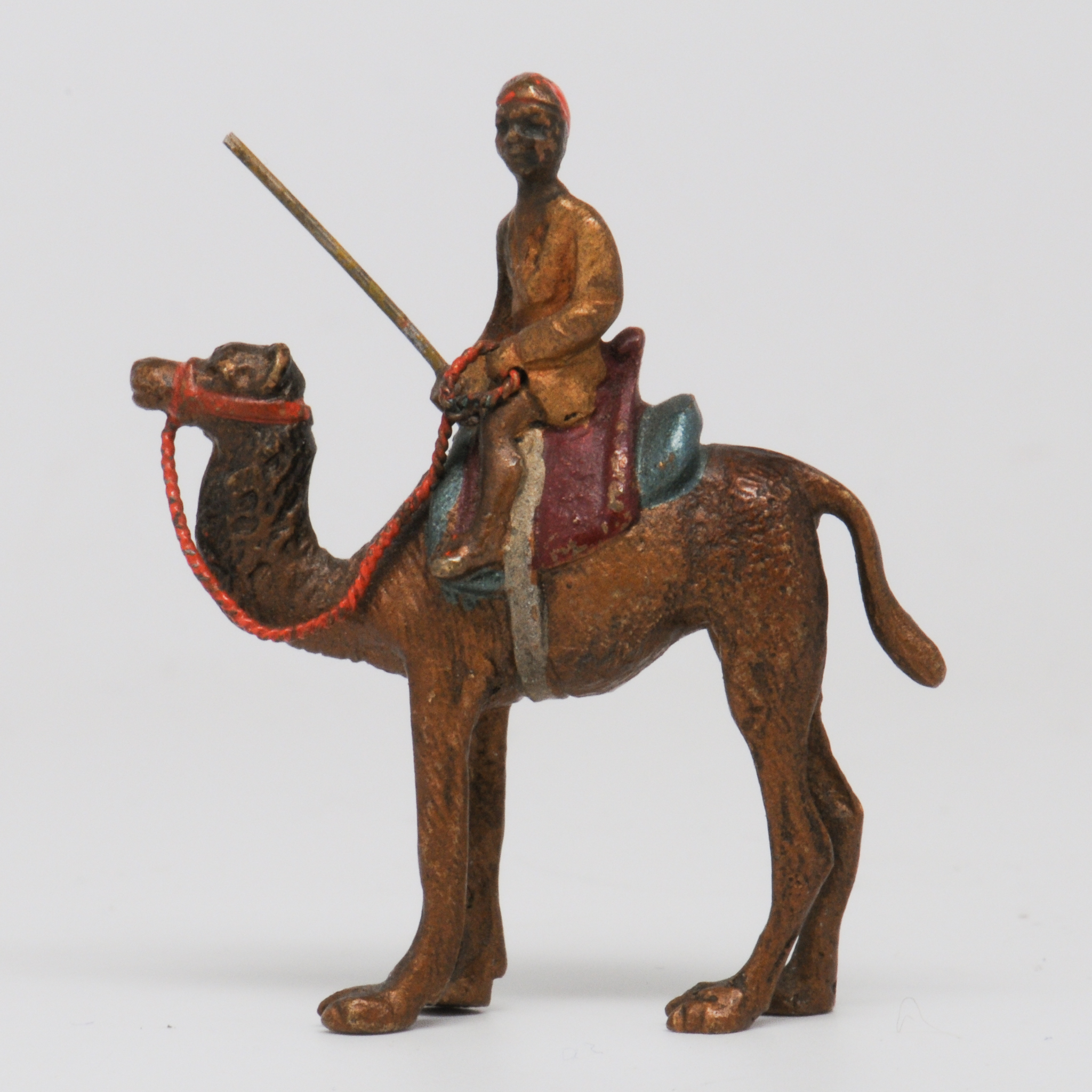 Vintage+Miniature+Vienna+Bronze+of+Camel+wirh+Rider picture 1