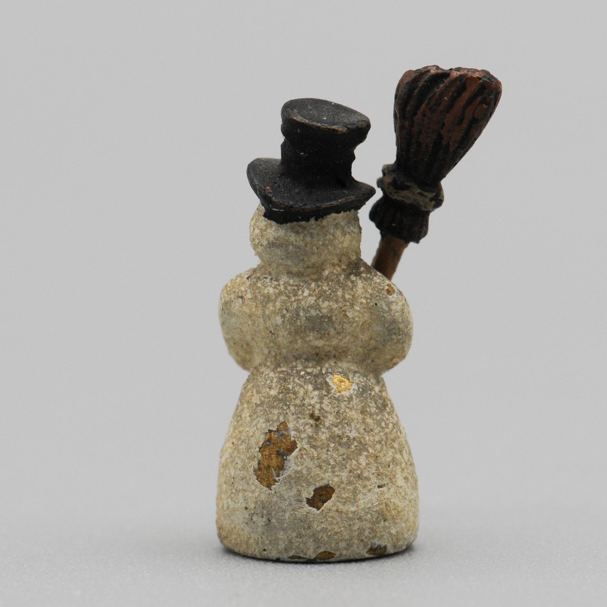 Tiny+Cold-Painted+Austrian+Vienna+Bronze+of++Snowman picture 3