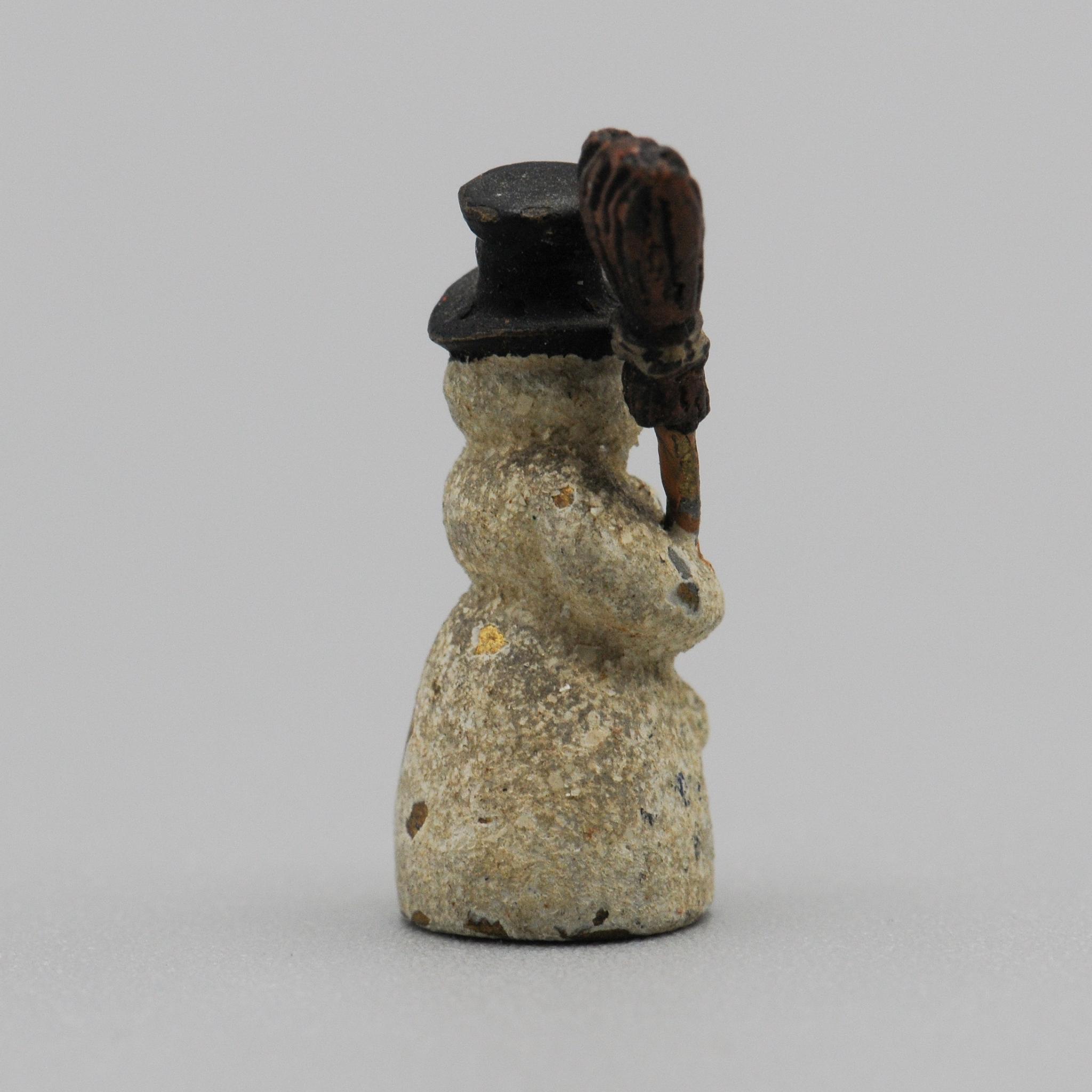 Tiny+Cold-Painted+Austrian+Vienna+Bronze+of++Snowman picture 4