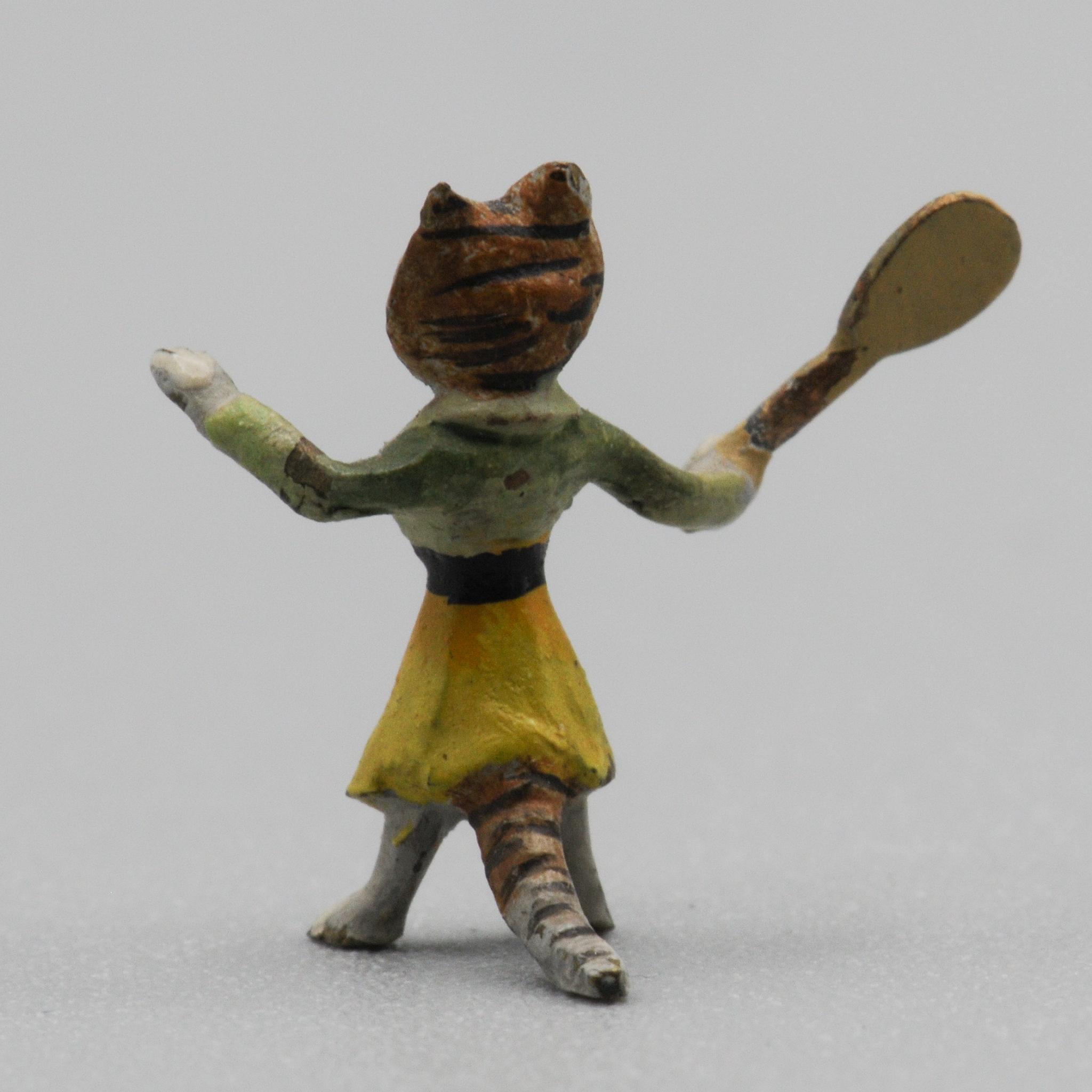 Tiny+Cold-Painted+Austrian+Vienna+Bronze+Cat+Playing+Tennis picture 3
