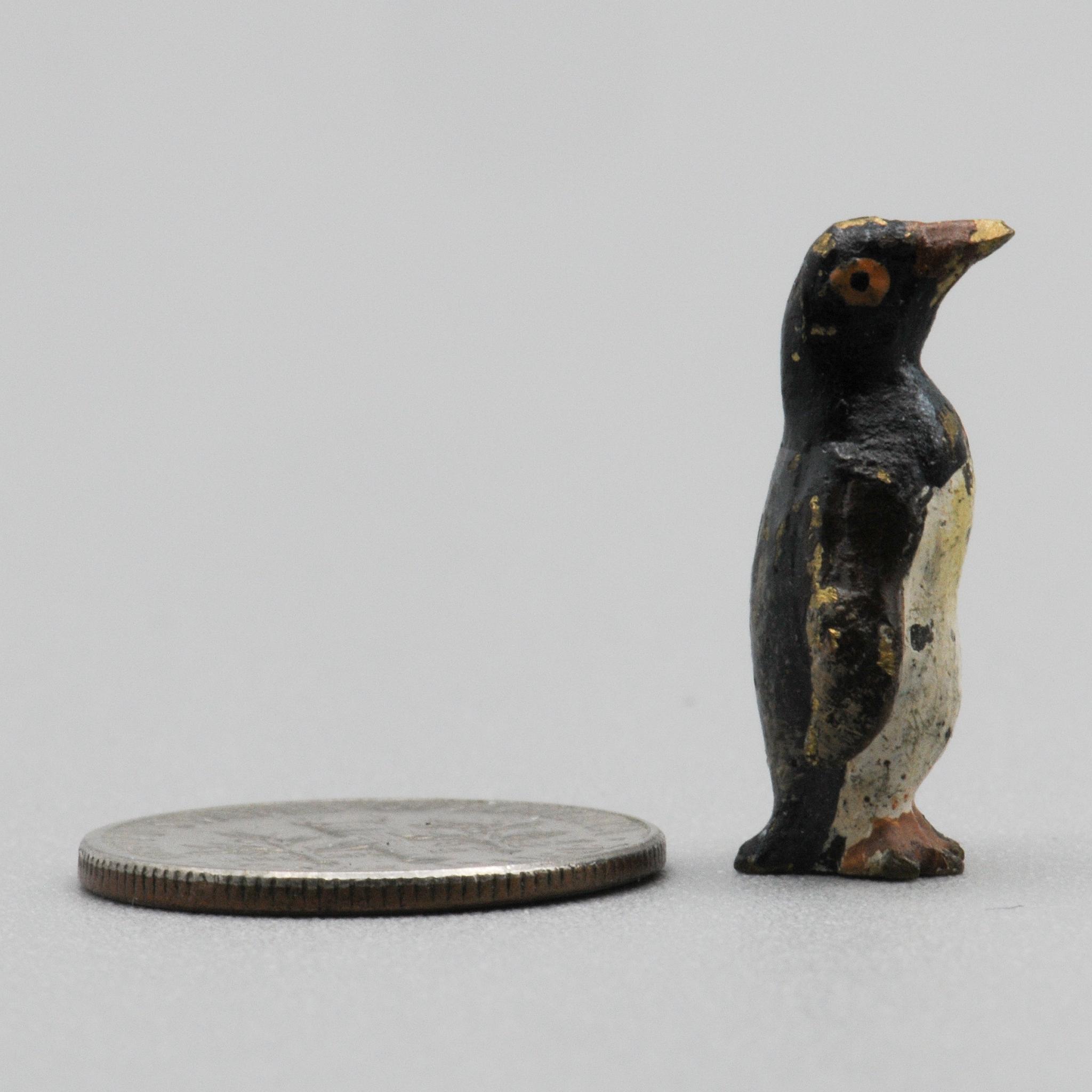 Tiny+Cold-Painted+Austrian+Vienna+Bronze+Penguin picture 2