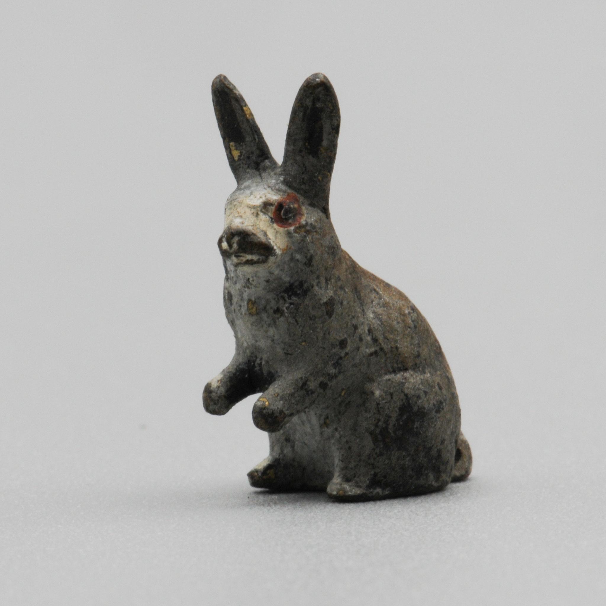 Tiny+Miniature+Vienna+Bronze+Sitting+Rabbit picture 1