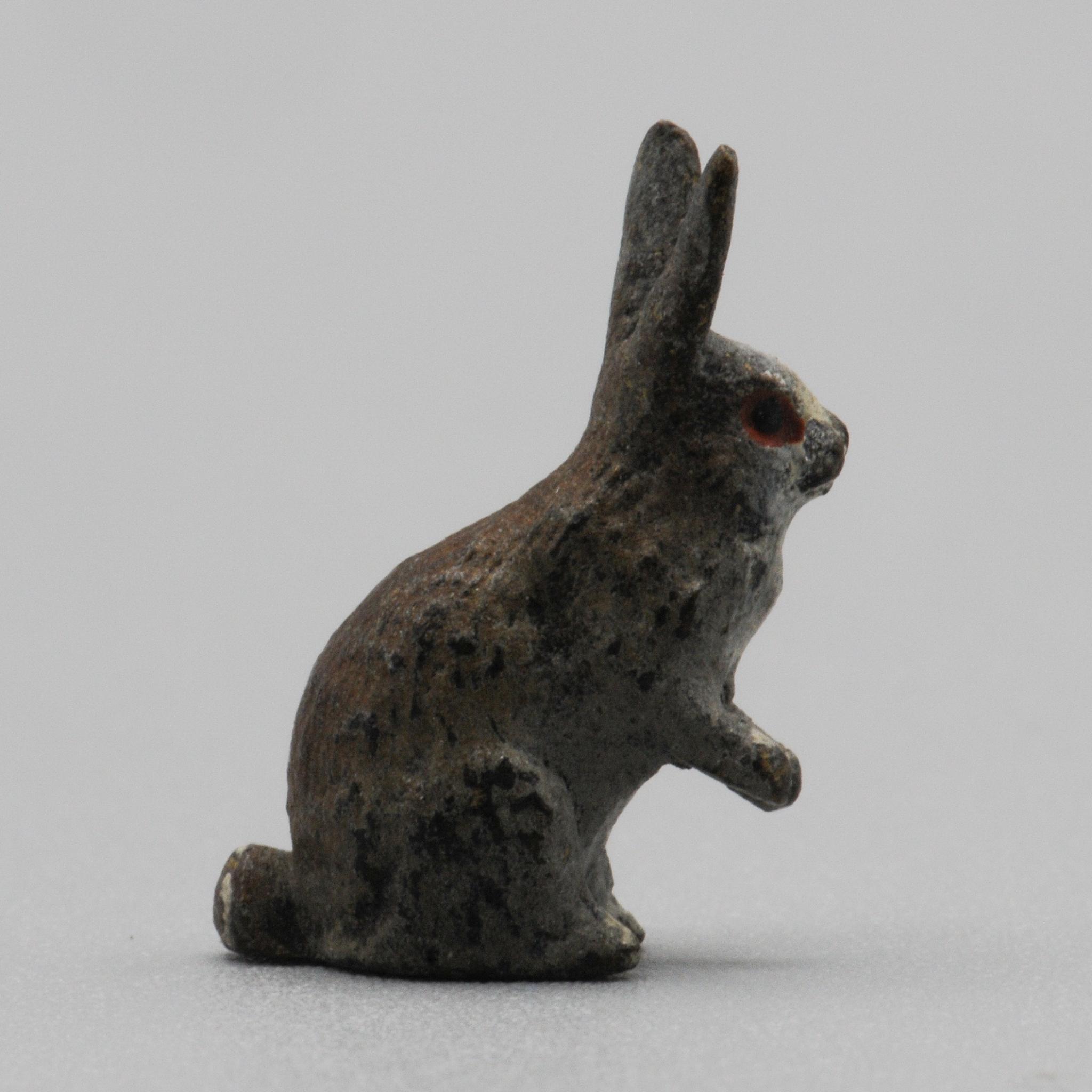 Tiny+Miniature+Vienna+Bronze+Sitting+Rabbit picture 3