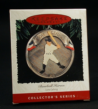 1995+Lou+Gehrig+Hallmark+Baseball+Heroes+Series+Ornament picture 1