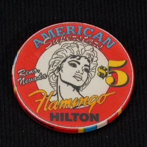 Flamingo+Hilton+Reno+%245+Casino+Chip+Madonna picture 2