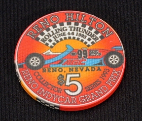 Reno+Hilton+%245+Casino+Chip+Rolling+Thunder+1993 picture 2